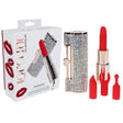 Loveline Diamond Red Lipstick Vibrator USB Rechargeable 8.3cm - VIBRATORS