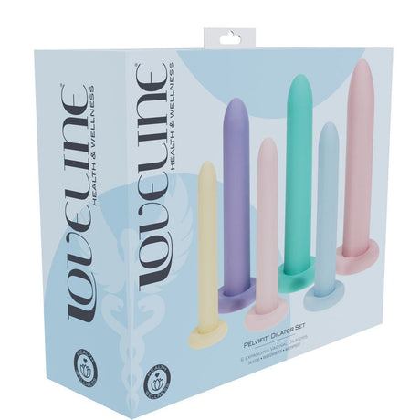LOVELINE PelviFit Expanding Vaginal Dilator - Set of 6 Sizes - KEGEL TOYS