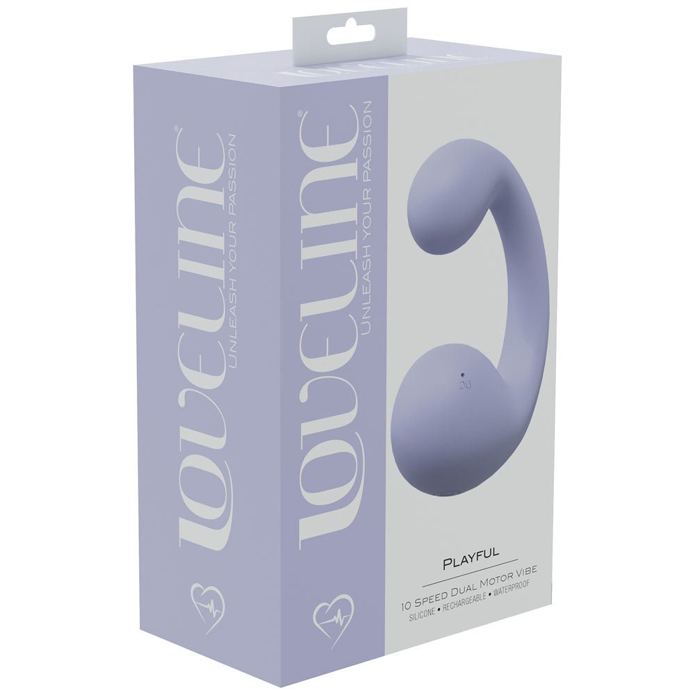 LOVELINE Playful - Lavender Dual Vibrator - VIBRATORS