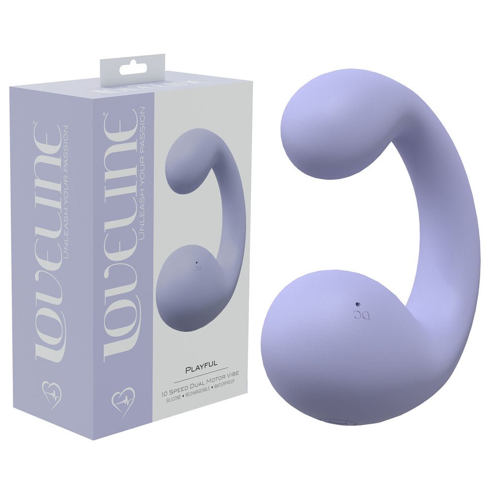 LOVELINE Playful - Lavender Dual Vibrator - VIBRATORS