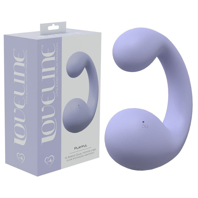 LOVELINE Playful - Lavender Dual Vibrator - VIBRATORS