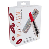 Loveline Sparkle Red USB Rechargeable Lipstick Vibrator 8.3cm - VIBRATORS