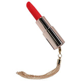 Loveline Sparkle Red USB Rechargeable Lipstick Vibrator 8.3cm - VIBRATORS