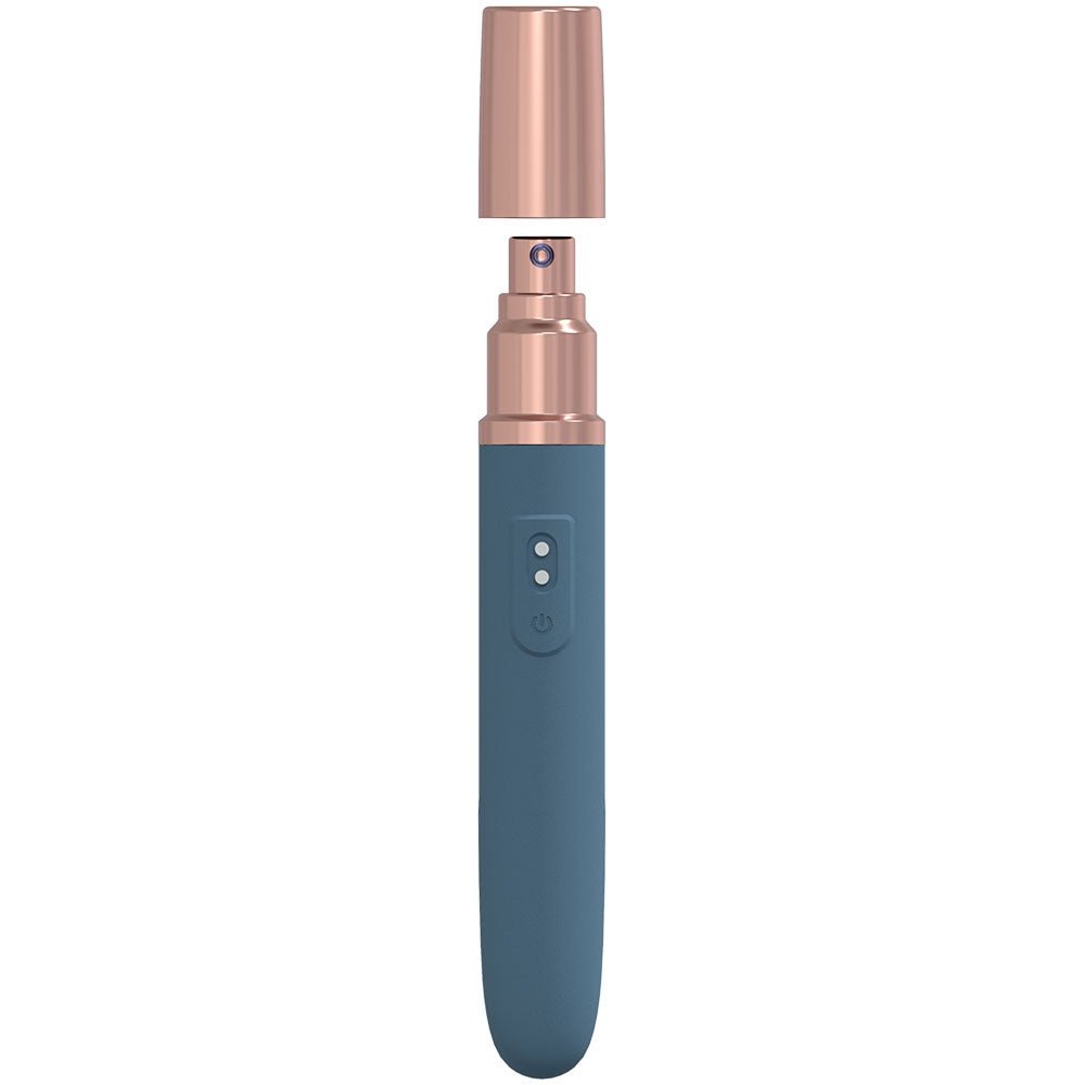 LOVELINE The Traveler - Blue Vibrator with Lube Applicator - VIBRATORS