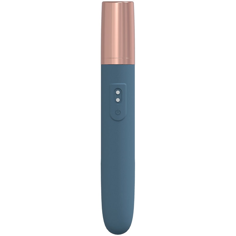 LOVELINE The Traveler - Blue Vibrator with Lube Applicator - VIBRATORS