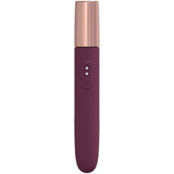 LOVELINE The Traveler - Burgundy Vibrator with Lube Applicator - VIBRATORS