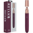 LOVELINE The Traveler - Burgundy Vibrator with Lube Applicator - VIBRATORS