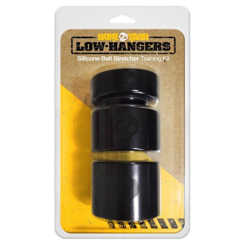 Low Hangers Silicone Ball Stretcher Kit 3 Pc - Adult Toys