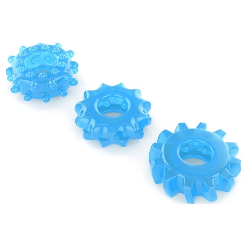 Lumino Play Penis Rings 3 Pc - Adult Toys