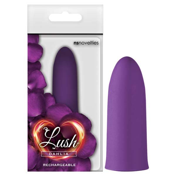 Lush Dahlia - Purple 6.1 cm (2.4'') USB Rechargeable Bullet - BULLETS & EGGS