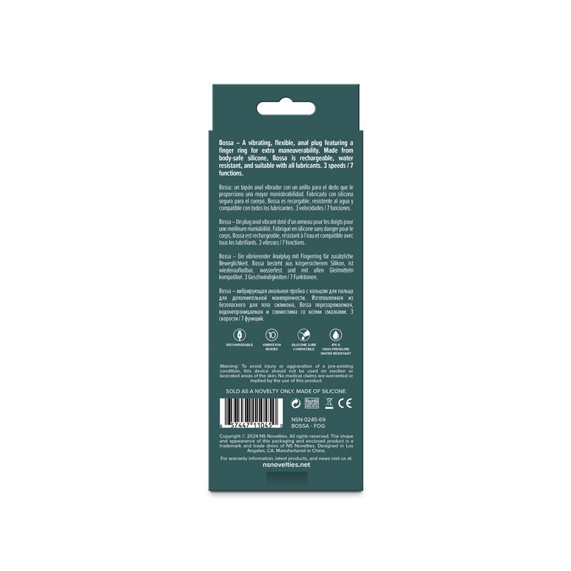 Lust - n - Dreams - 12.5 cm USB Rechargeable Vibrating Butt Plug - ANAL TOYS