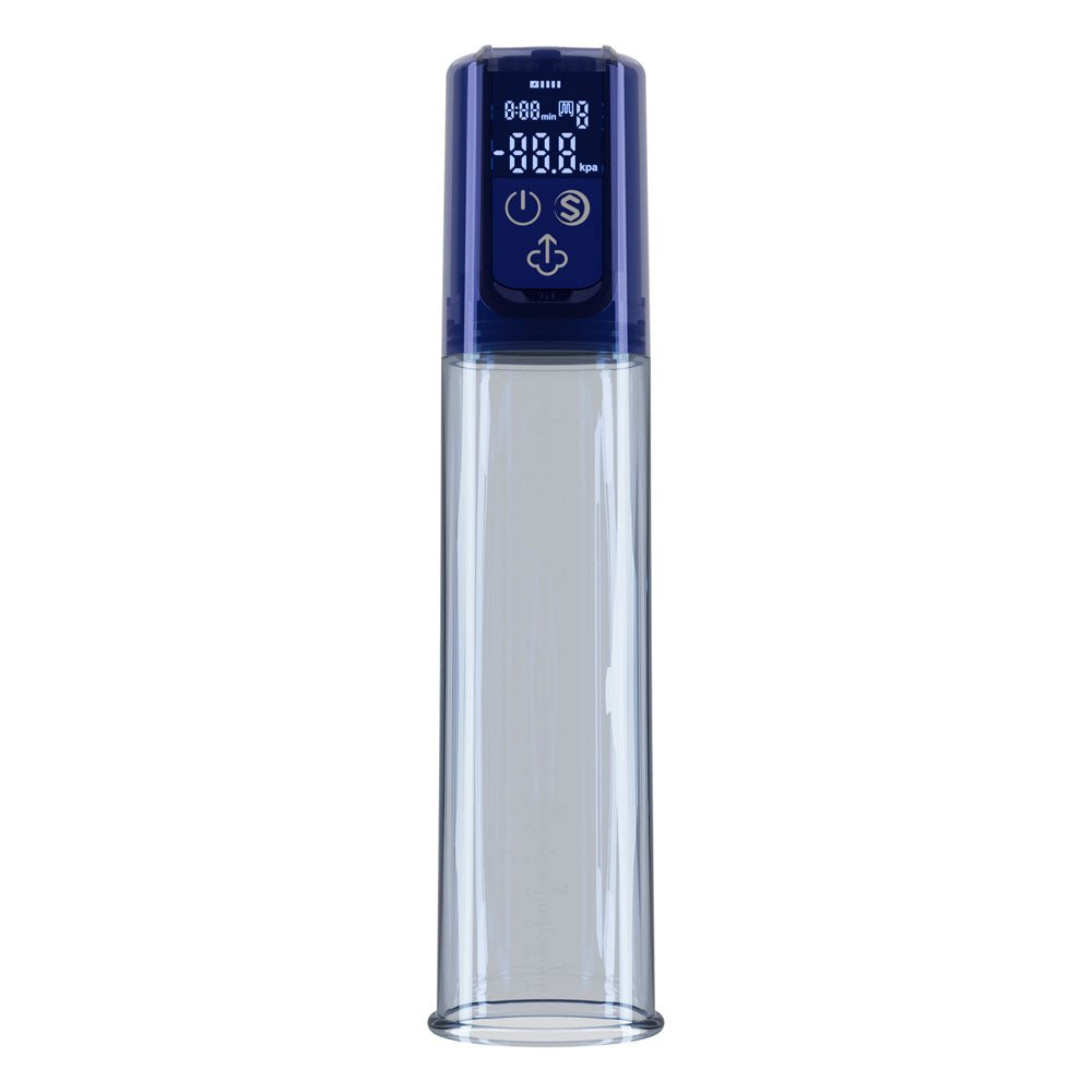 LuvPump Bathfun Smart Aqua Penis Pump Blue Waterproof - PUMPS