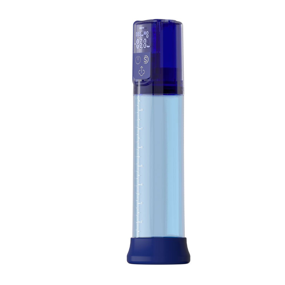 LuvPump Bathfun Smart Aqua Penis Pump Blue Waterproof - PUMPS