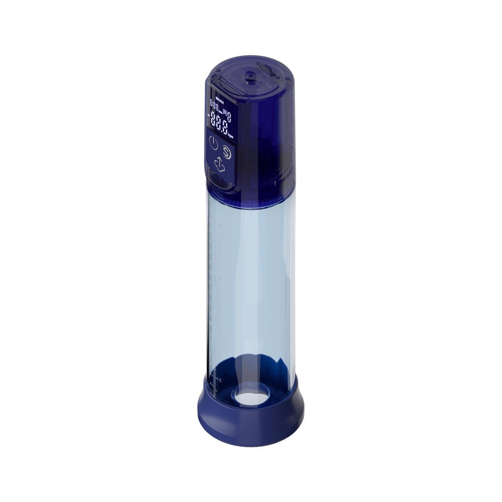 LuvPump Bathfun Smart Aqua Penis Pump Blue Waterproof - PUMPS