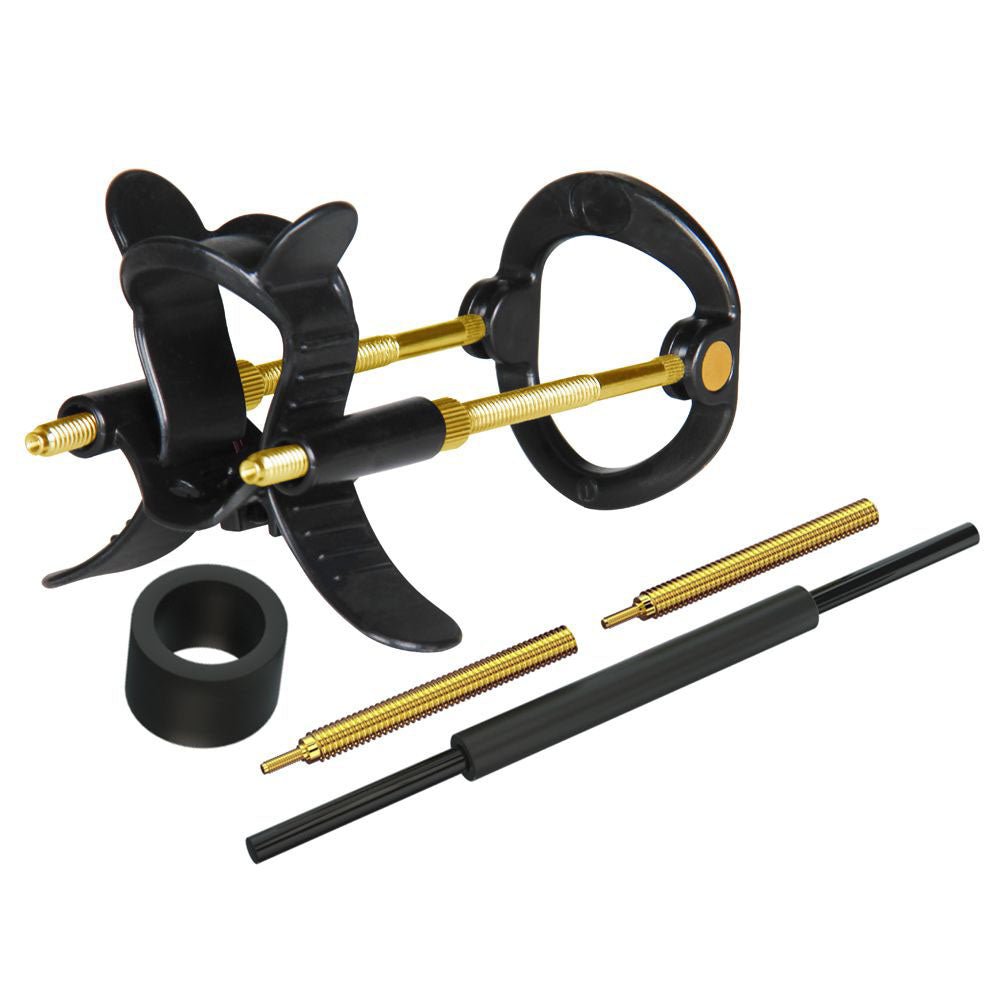 LuvPump Max Fit Hybrid Penis Extender Kit – Black Traction Device - PUMPS