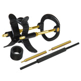 LuvPump Max Fit Hybrid Penis Extender Kit – Black Traction Device - PUMPS