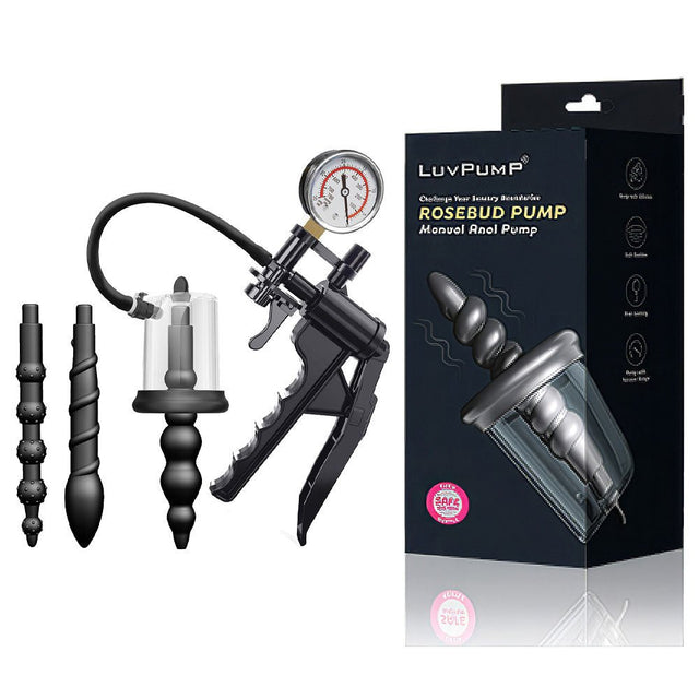 LuvPump Rosebud Anal Pump Manual Vacuum Pump For Enhanced Comfort - PUMPS