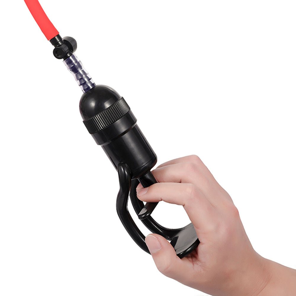 LuvPump Vagina Enhancement System - Clear/Red - PUMPS