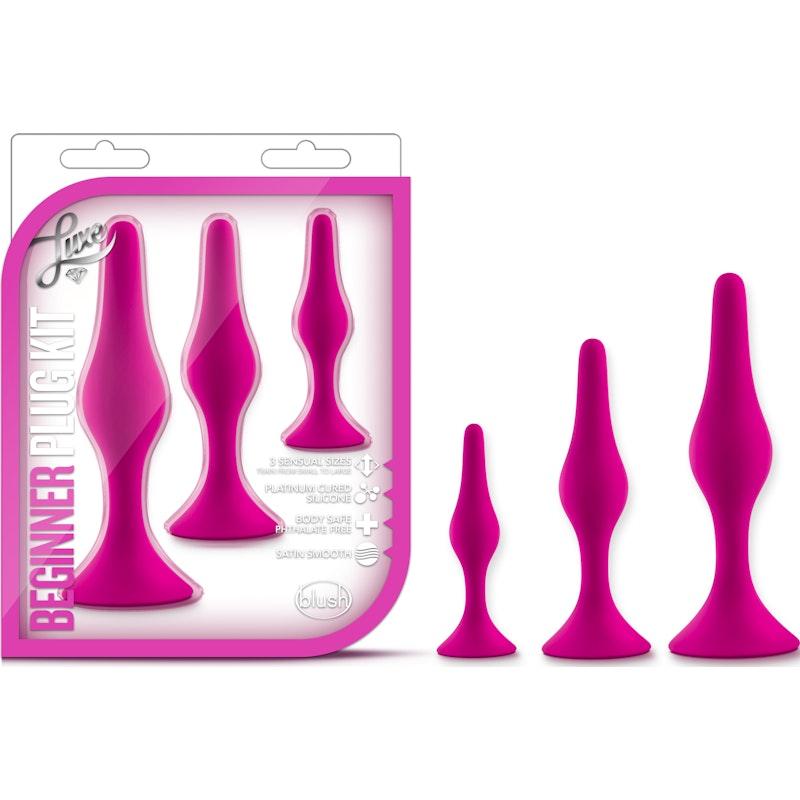 Luxe Beginner Plug Kit Pink - Naughty by Nature Adult Store