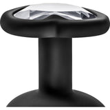 Luxe Bling Plugs Training Kit Black With Clear Gems - Adult Toys