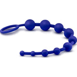 Luxe Silicone 10 Beads Indigo - Adult Toys