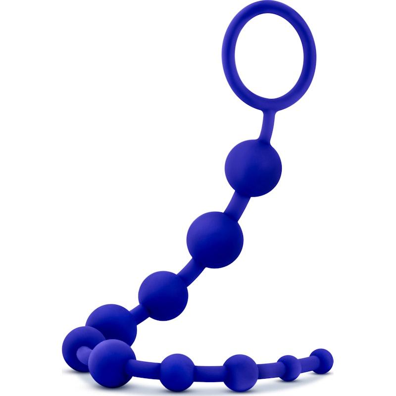 Luxe Silicone 10 Beads Indigo - Naughty by Nature Adult Store