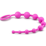 Luxe Silicone 10 Beads Pink - Naughty by Nature Adult Store