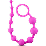 Luxe Silicone 10 Beads Pink - Naughty by Nature Adult Store