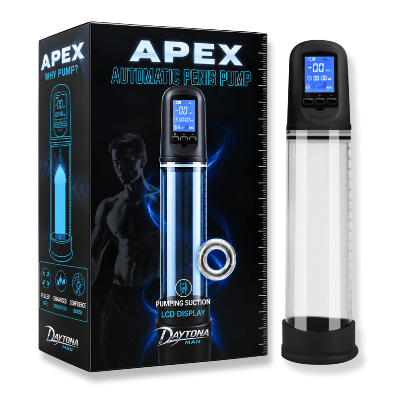 Luxury USB LCD Auto-Pump Clear - Adult Toys