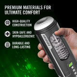 M For Men Master Blaster - USB Rechargeable Sucking & Vibrating Stroker - MASTURBATORS