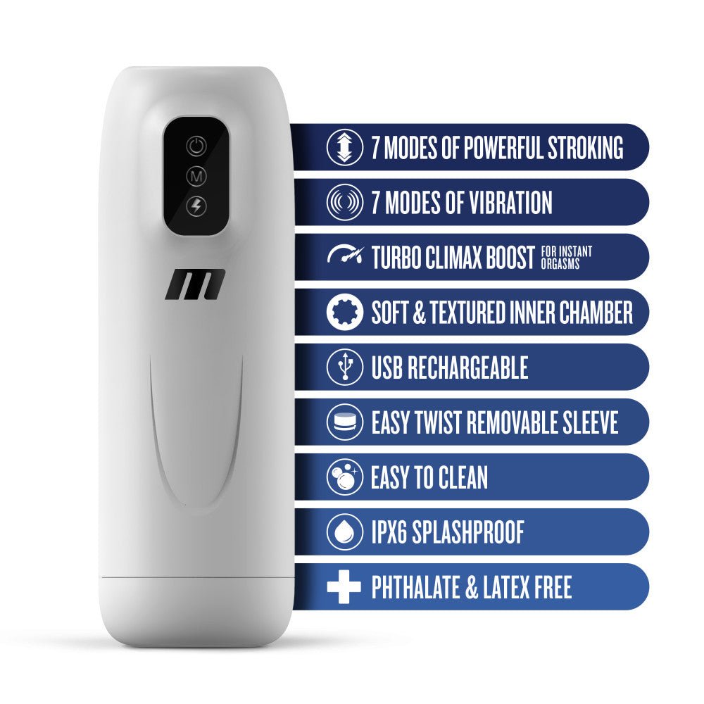 M For Men Robo - Bator Automatic Stroker | Vibrating USB Rechargeable - MASTURBATORS