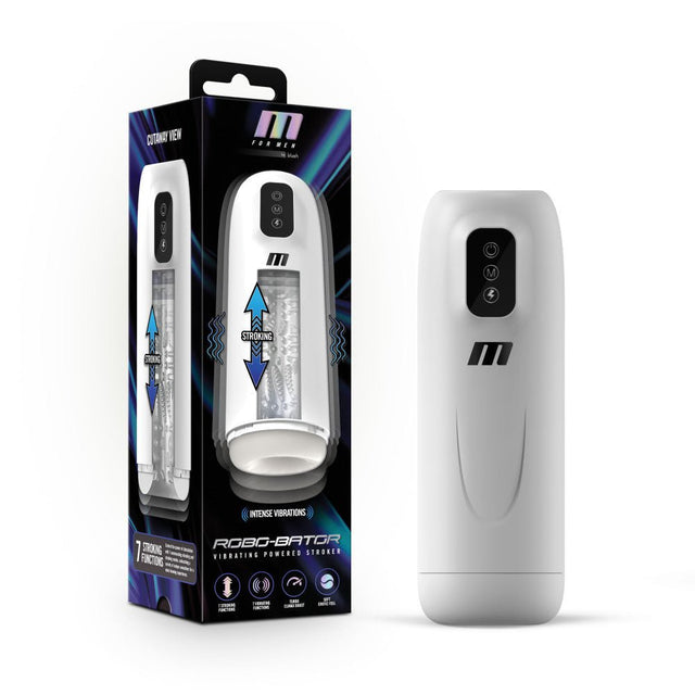 M For Men Robo - Bator Automatic Stroker | Vibrating USB Rechargeable - MASTURBATORS