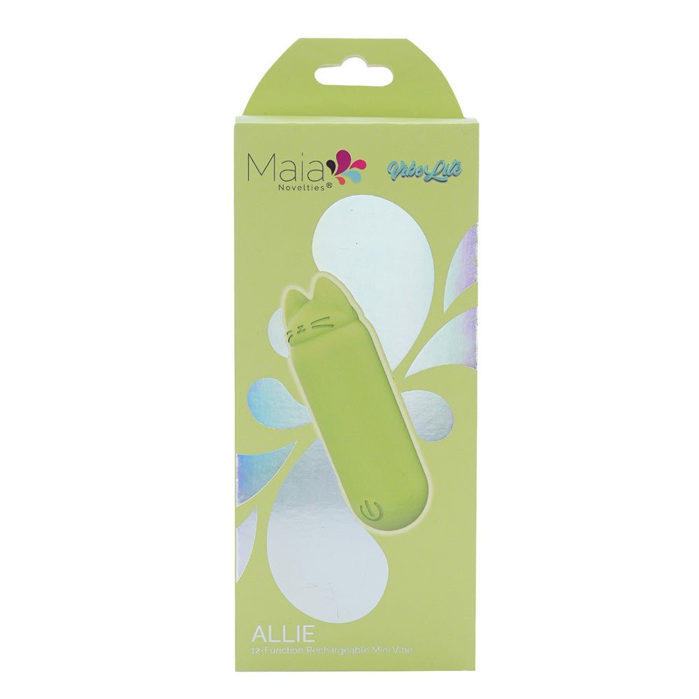 Maia Allie Green 7.6 Cm Vibrating Bullet - BULLETS & EGGS