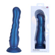 Maia Aurora Metallic Blue Usb Rechargeable Vibrating Dildo 21.6 Cm - DONGS