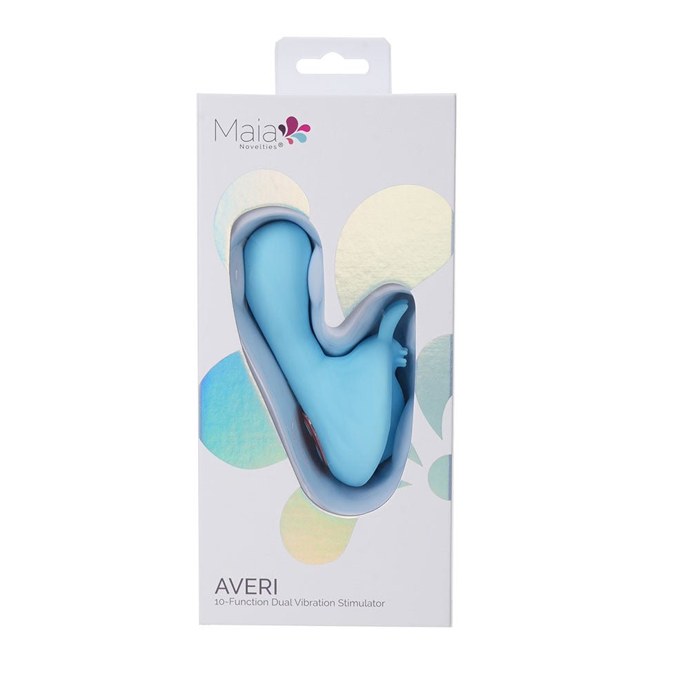 Maia AVERI - Blue - Blue USB Rechargeable Vibrator - VIBRATORS