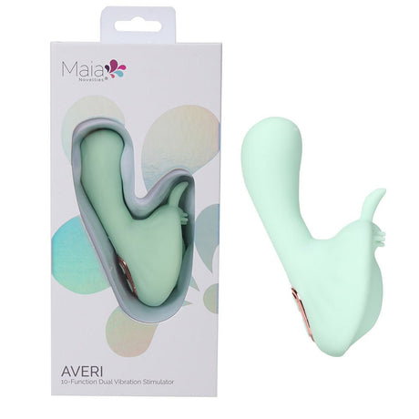 Maia AVERI - Green Rechargeable Vibrator - VIBRATORS