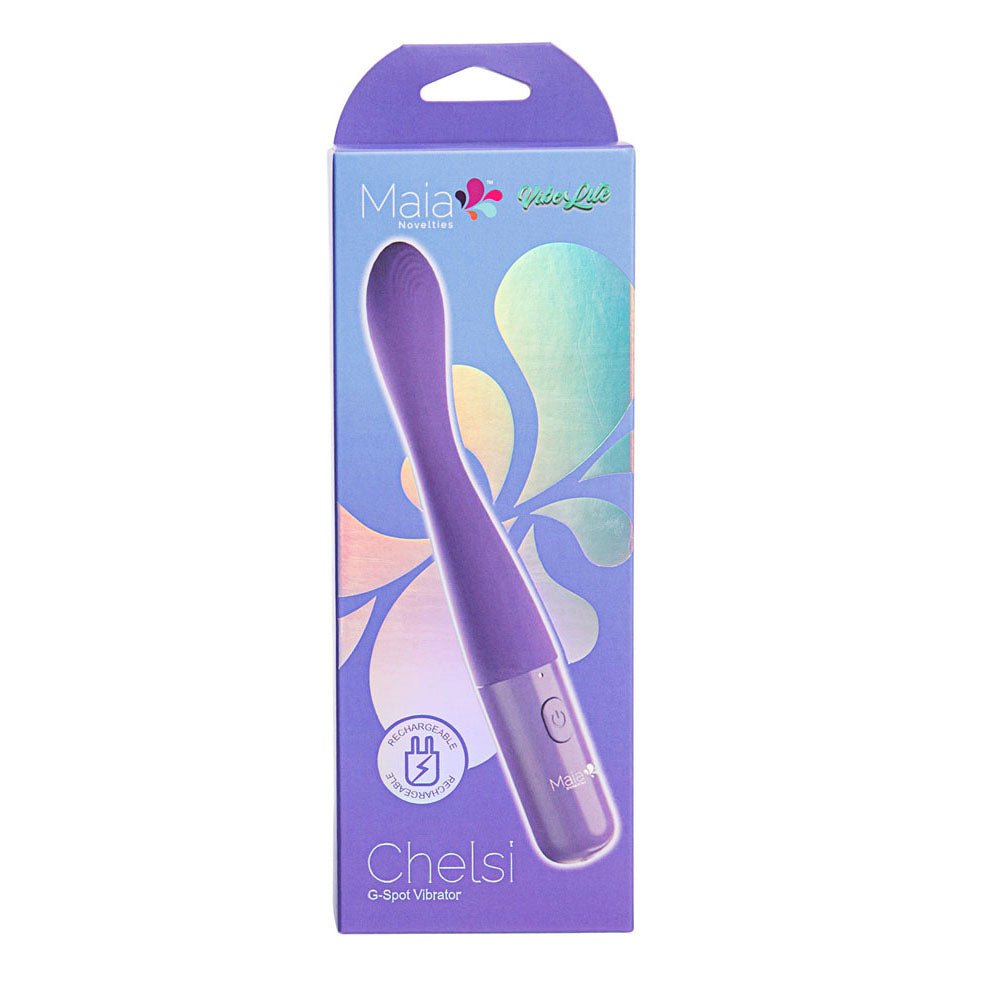 Maia CHELSI - Purple USB Rechargeable Vibrator - VIBRATORS