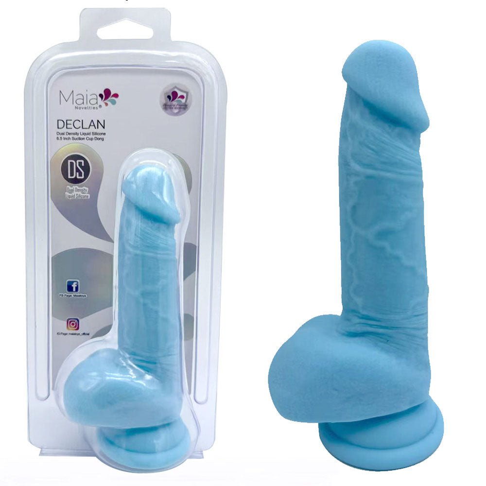 Maia DECLAN - Blue 16.5 cm Dual Density Dong - DONGS