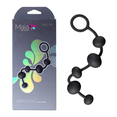Maia GRAYSON - Black 16.5 cm Anal Beads - Anal Toys
