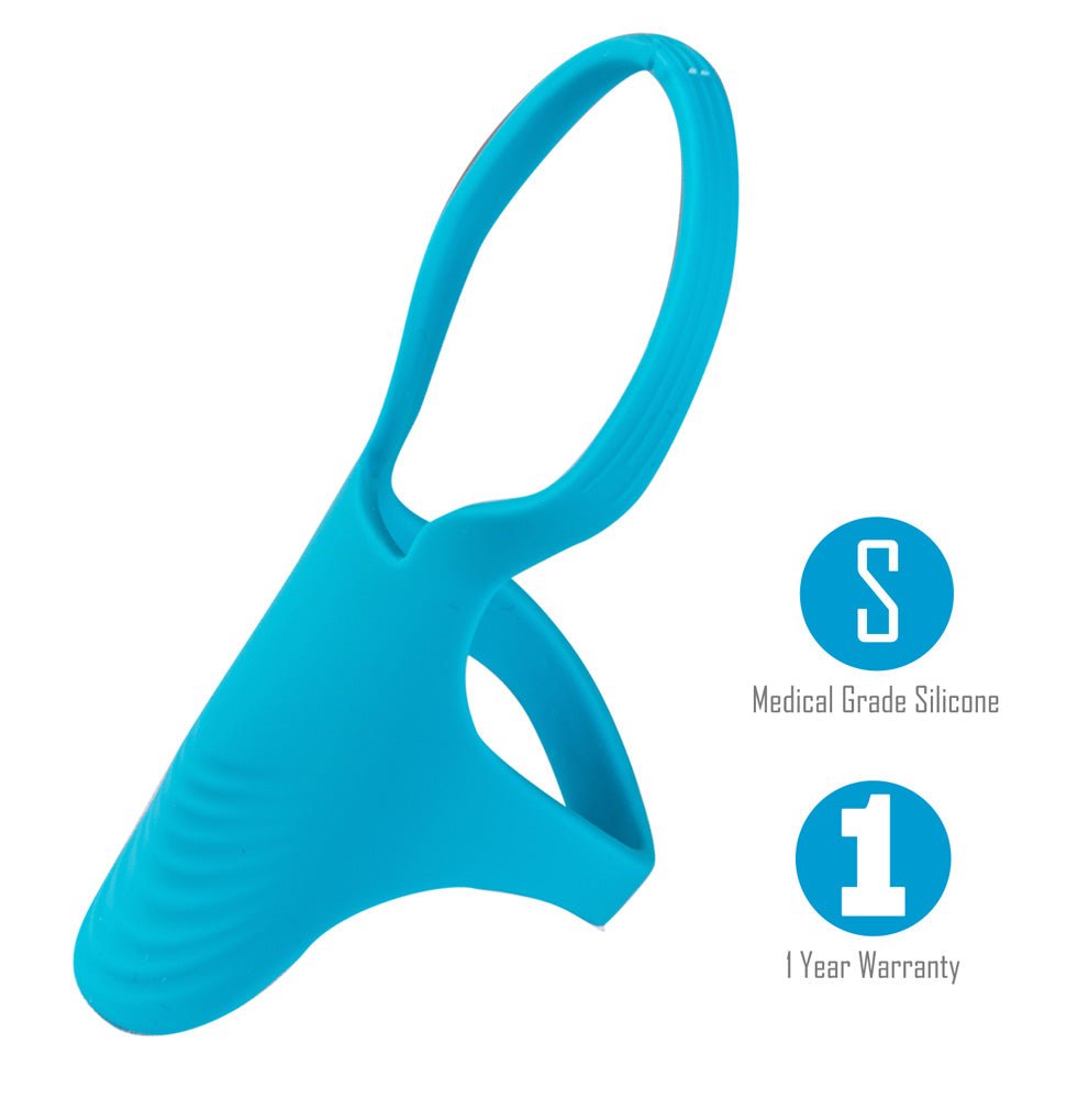 Maia GRIFFIN - Blue Silicone Cock Ring - COCK RINGS