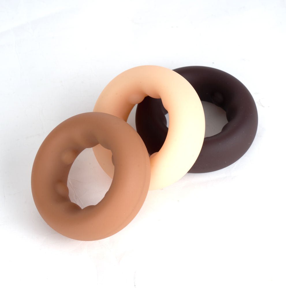 Maia Gunner Chocolate Dark Brown Cock Ring For Men - COCK RINGS