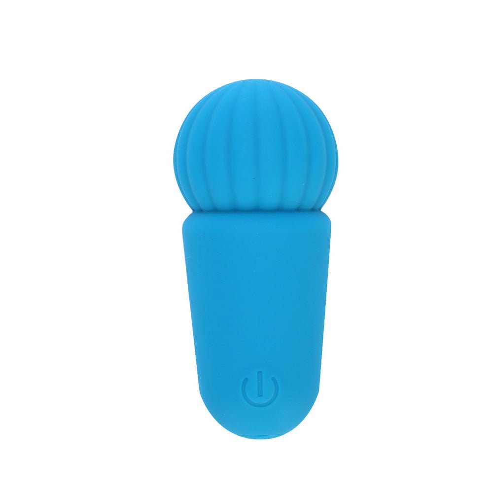 Maia INDI Blue 7.6 Centimeters Mini Vibrating Wand - BULLETS & EGGS