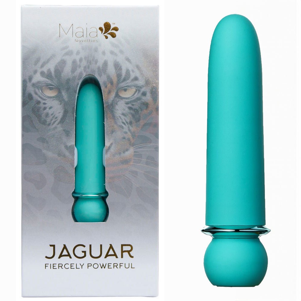 Maia JAGUAR - Blue 10.1 cm USB Rechargeable Bullet - BULLETS & EGGS