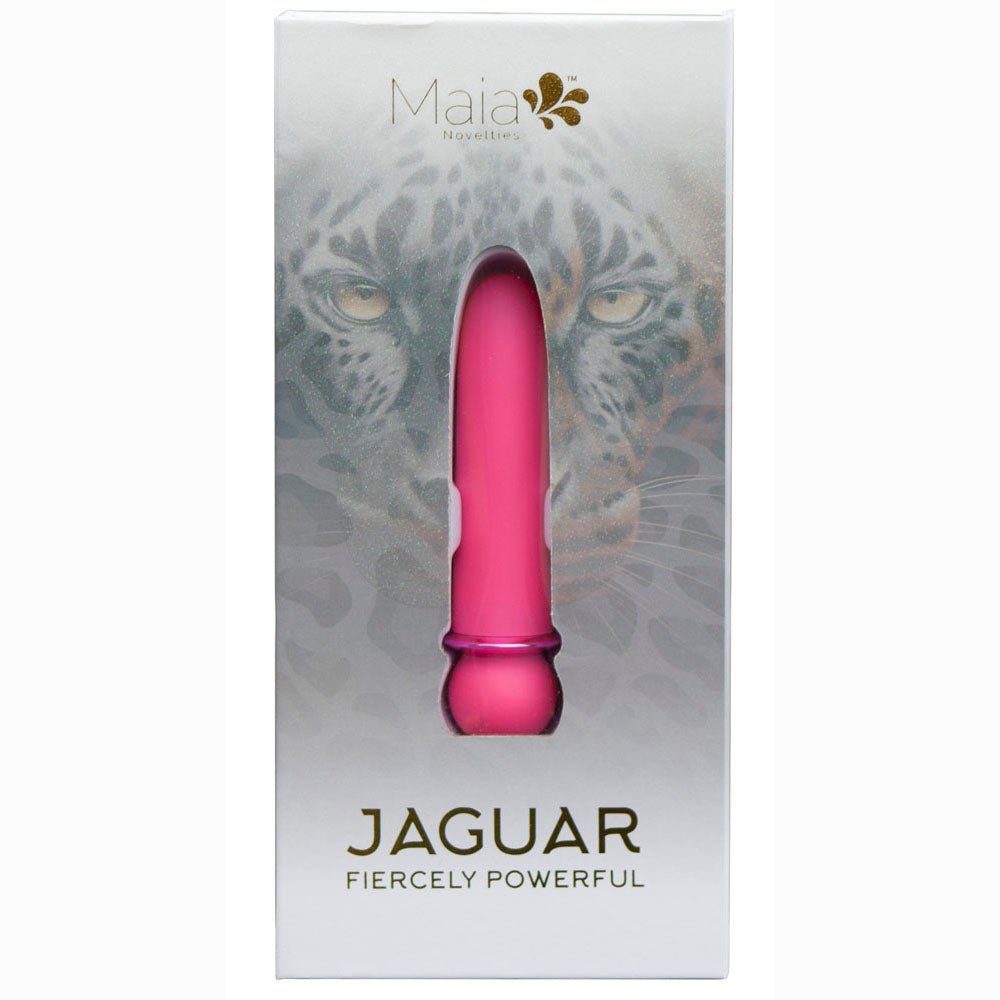 Maia JAGUAR - Pink 10.1 cm USB Rechargeable Bullet - BULLETS & EGGS