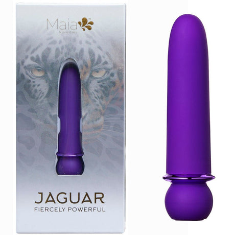 Maia JAGUAR - Purple 10.1 cm USB Rechargeable Bullet - BULLETS & EGGS