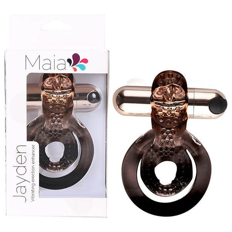 Maia Jayden - Rose Gold USB Rechargeable Vibrating Cock & Ball Rings - COCK RINGS