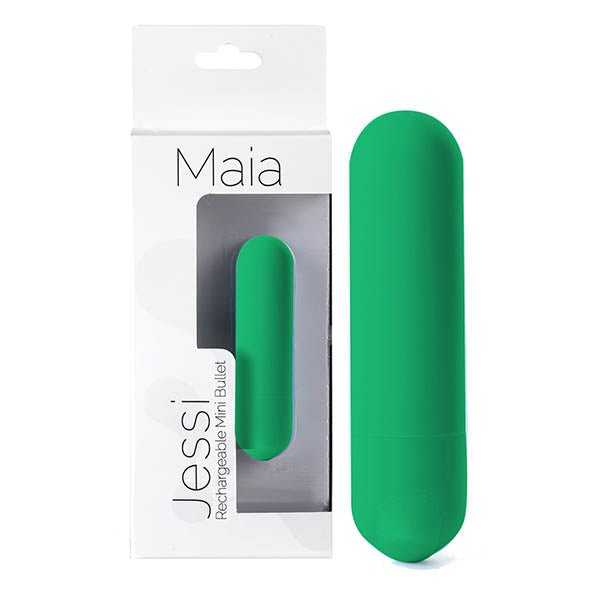 Maia Jessi - Emerald Green 7.6 cm USB Rechargeable Bullet - BULLETS & EGGS