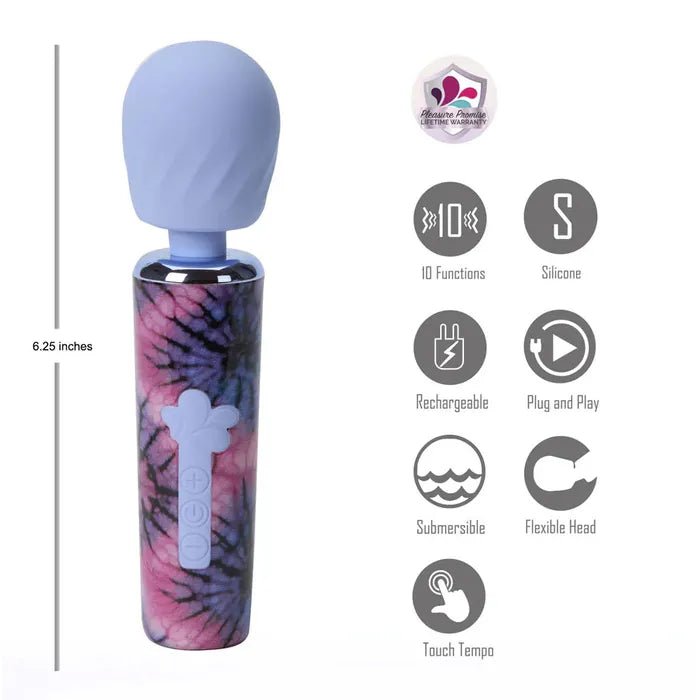 Maia JOURNEE Wand - Purple 15.9 cm Massage Wand - VIBRATORS