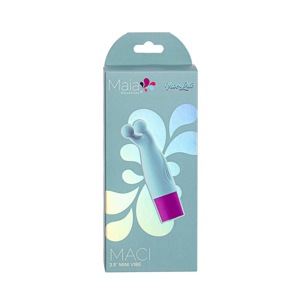 Maia MACI - Light Blue 8.9 cm USB Rechargeable Bullet - BULLETS & EGGS