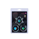 Maia MANZO - Black Silicone Cock Rings - Set of 3 - COCK RINGS